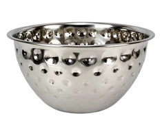 Metalinis serviravimo dubuo sidabrinis 14 cm