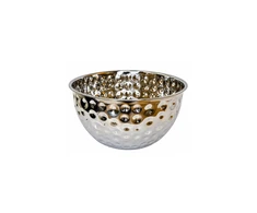 Metalinis serviravimo dubuo sidabrinis 16 cm
