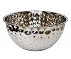 Metalinis serviravimo dubuo sidabrinis 18 cm