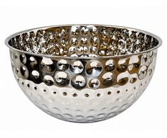 Metalinis serviravimo dubuo sidabrinis 24 cm
