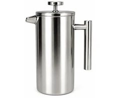 Virdulys Nerūdijančio plieno arbatinukas su nuspaudžiamu sieteliu 800ml