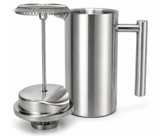 Virdulys Nerūdijančio plieno arbatinukas su nuspaudžiamu sieteliu 1250ml