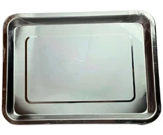 Nerūdijančio plieno padėklas stačiakampis 36*27*2cm 3001