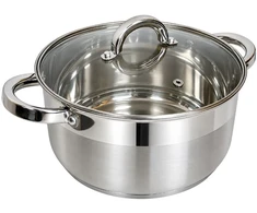 Nerūdijančio plieno puodas Kaisa Villa KV-2245 su dangčiu, 3,9 l