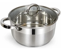 Nerūdijančio plieno puodas Kaisa Villa KV-2249 su dangčiu, 11,8 l