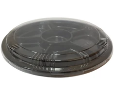 Plastikinis padėklas su dangčiu 1vnt