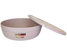 Plastmasinis dubenėlis su dangčiu SANDY 2.8l 25x7,6cm žemas