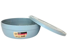 Plastmasinis dubenėlis su dangčiu SANDY 1.8l 21,5x6.7cm žemas