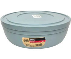 Plastmasinis dubenėlis su dangčiu SANDY 1.8l 21,5x6.7cm žemas