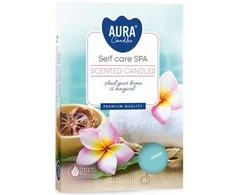 Aura Plauk.žvakutės 6vnt Self care SPA
