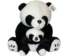 Pliušinė Panda su vaiku 35cm 0722-16