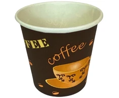 Popieriniai puodeliai 100ml 50vnt 2016 coffee