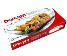 Stiklinis kepimo indas Borcam 1950ml 33.6x19x5cm