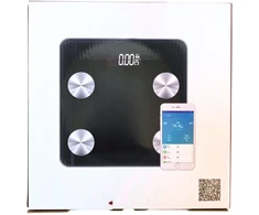 Svarstyklės elektroninės iki 180kg su mobiliąją programėle telefone