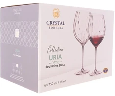 Taurės raudonam vynui URIA OPTIC 6 x 750ml