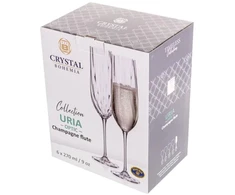 Taurės šampanui URIA OPTIC 6 x 270 ml