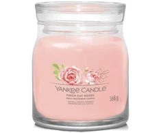 Yankee Candle Aromatinė žvakė Signature glass medium Fresh Cut Rose s 368 g