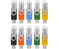 MEMORY DRIVE FLASH USB2 10X8GB / MULTIPACK 3503561 INTENSO