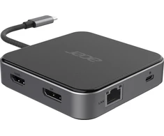 Acer 7-in-1 USB Type-C dokas | Ethernet LAN (RJ-45) jungtys 1 | DisplayPorts kiekis 1 | HDMI jungtys kiekis 1