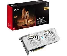 Vaizdo plokštė „Acer Nitro Radeon RX 9060 XT OC 8GB Baltas Edition“ AMD GDDR6