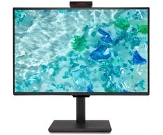 Monitorius „Acer Vero B248WE5wemiqprcuzx“ – 24 colių | IPS | WUXGA | 100 Hz | HDR10 | Adaptyvus sinchronizavimas | USB-C | RJ-45 | 4 USB šakotuvai | Internetinė kamera | „Pivot“ | Aukščio reguliavimas 150 mm | Juodas