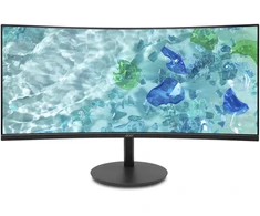 Acer Vero (CB343CURJ0bemiiprcuzx) 34,0" UWQHD Office Monitorius 34" (86,36 cm) Ultra WQHD, VA, 120Hz DP/Type-C, 100Hz HDMI, 90% DCI-P3, Höhenverstellbar