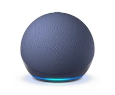 Amazon Echo Dot (5. Gen) nešiojama išmanioji kolonėlė, Mėlynos spalvos