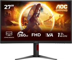 AOC C27G4Z2 27 col. - Curved Gaming Monitorius Fast VA, FHD, 260 Hz, 1 ms GtG, 2x HDMI, DP