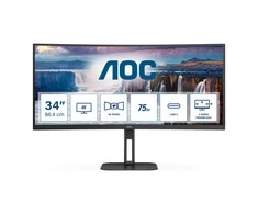 Monitorius AOC CU34V5C 34 colių UWQHD VA CURVED TURI DP/HDMI/USB-C PD 65W