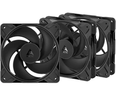 ARCTIC P12 Pro Reverse Fan, PWM – 120mm, juodas, pack of 3