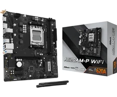 Pagrindinė plokštė MB AMD A620A SAM5 MATX/A620AM-P WIFI ASROCK