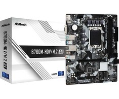 Pagrindinė plokštė ASRock B760M-HDV/M.2 D4/LGA1700/Micro-ATX/Intel B760