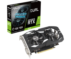ASUS Dual GeForce RTX 3050 6G OC Grafikkarte - 6GB GDDR6, DVI, HDMI, DP