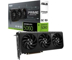 ASUS PRIME GeForce RTX 5060 OC Grafikkarte - 8GB GDDR7, HDMI, 3x DP