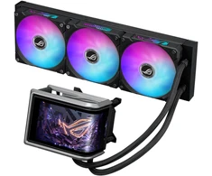 Asus ROG RYUO IV 360 ARGB - viskas viename vandens aušinimas, 12 cm (juodas)