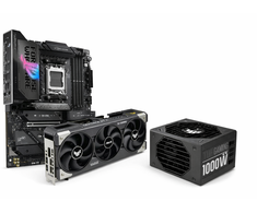 ASUS ROG STRIX X870E-E GAMING Upgrade Bundle 1 - mit ASUS TUF Gaming GeForce RTX 5080 OC + Asus TUF GAMING-1000G įkroviklis