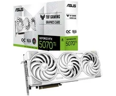 ASUS TUF Gaming RTX 5070 Ti 16 GB OC Baltas vaizdo plokštė