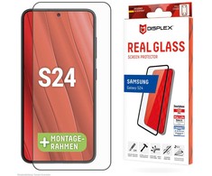 „Displex Juodas“ – „Samsung Galaxy S24“ viso ekrano 3D apsauginis stiklas