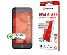 Displex Real Glass + dėklas, skirtas Apple iPhone 6/7/8/SE 2020/2022