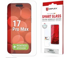 Apple iPhone 17 Pro Max išmaniojo ekrano stiklas, pagamintas iš „Displex“, skaidrus