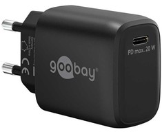 Įkroviklis Goobay Szybka kroviklis USB-C PD (20 W) juoda