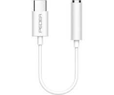 USB adapteris Pedea USB-C - 3,5 mm lizdas, baltas (60040125)