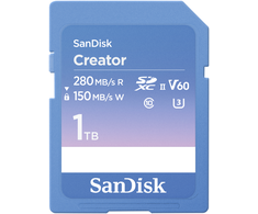 Atminties kortelė Karta SanDisk Creator SDXC 1 TB Class 10 UHS-II/U3 V60 (SDSDXEP-1T00-GNCIS)