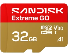 SanDisk Extreme GO 32 GB Micro SDHC UHS-I atminties kortelė