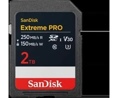 Atminties kortelė SanDisk 2TB SDXC atmintinė