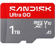 Atminties kortelė SanDisk Micro SDXC karta 1TB ULTRA GO(190MB/s, UHS-I )
