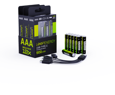 Verico AAA LoopEnergy 900 900mWh/Baltas/USB-C 12 Pa