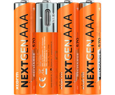 Atminties kortelė Xtorm NextGen AAA Batteries USB-C Rechargeable - 4er Pack