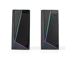 Kompiuterio kolonėlės Nedis GSPR31020BK koloninis garsiakalbis 2 krypčių garsiakalbis Juodas Wired 6 W