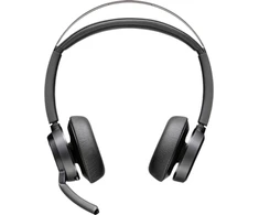 HP Poly Voyager Focus 2 Belaidės ausinės, Bluetooth, BT700 USB-C Adapteris, USB-C/A Adapteris, Juoda